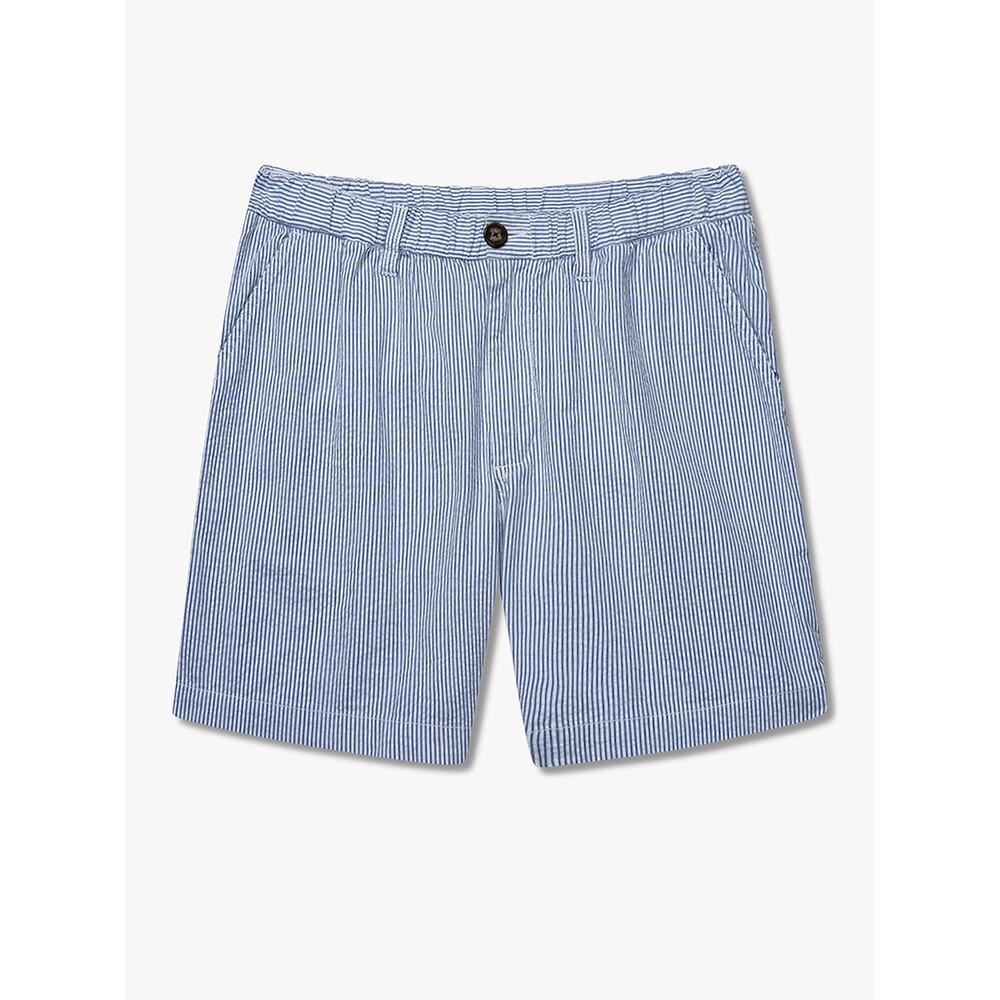 Chubbies Flat Front Blue and White Shorts Relaxed Fit